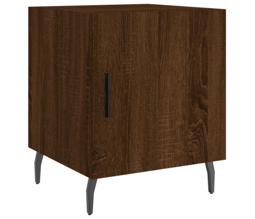 vidaXL naktsskapīši, 2 gab., ozolkoka, 40x40x50 cm, inženierijas koks