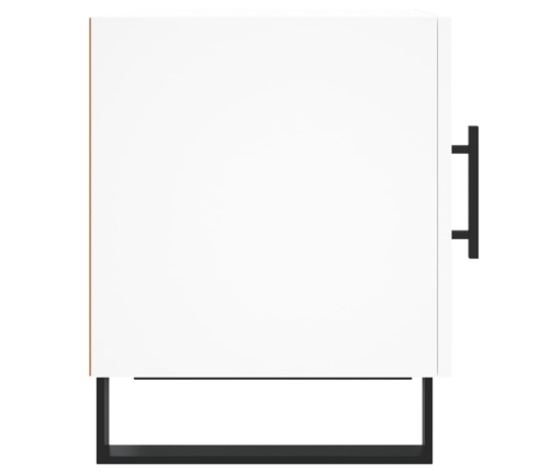 vidaXL naktsskapīši, 2 gab., balti, 40x40x50 cm, inženierijas koks