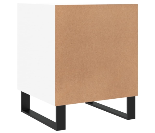 vidaXL naktsskapīši, 2 gab., balti, 40x40x50 cm, inženierijas koks