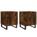 vidaXL naktsskapīši, 2 gab., ozolkoka, 40x40x50 cm, inženierijas koks