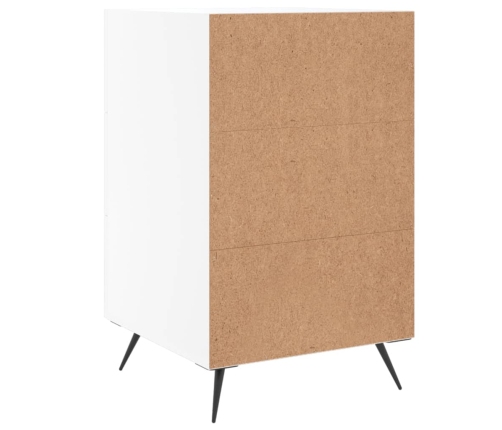 vidaXL naktsskapītis, balts, 40x40x66 cm, inženierijas koks