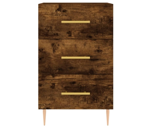 vidaXL naktsskapītis, ozolkoka krāsa, 40x40x66 cm, inženierijas koks