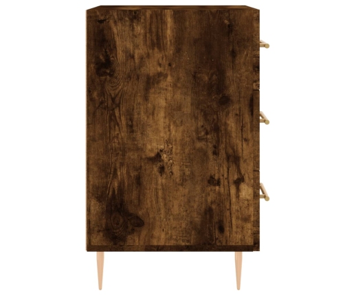 vidaXL naktsskapītis, ozolkoka krāsa, 40x40x66 cm, inženierijas koks