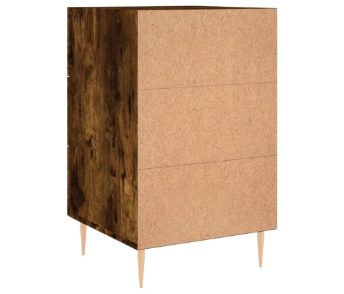 vidaXL naktsskapītis, ozolkoka krāsa, 40x40x66 cm, inženierijas koks