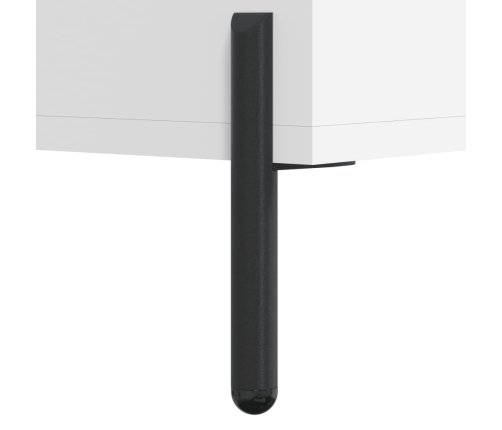 vidaXL naktsskapītis, balts, 40x40x66 cm, inženierijas koks