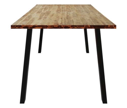 vidaXL virtuves galds, 200x90x75 cm, akācijas masīvkoks