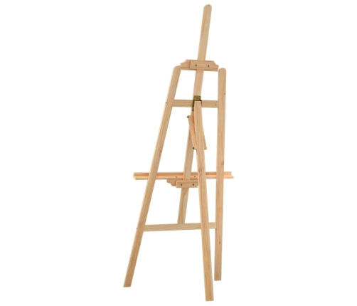 vidaXL molberts, 53,5x95x127 cm, priedes masīvkoks