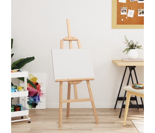 vidaXL molberts, 53,5x95x127 cm, priedes masīvkoks