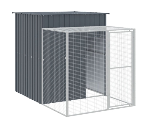 Vistu Būris, 165X659X181 Cm, Cinkots Tērauds, Pelēks Vidaxl