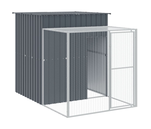 Vistu Būris, 165X863X181 Cm, Cinkots Tērauds, Pelēks Vidaxl