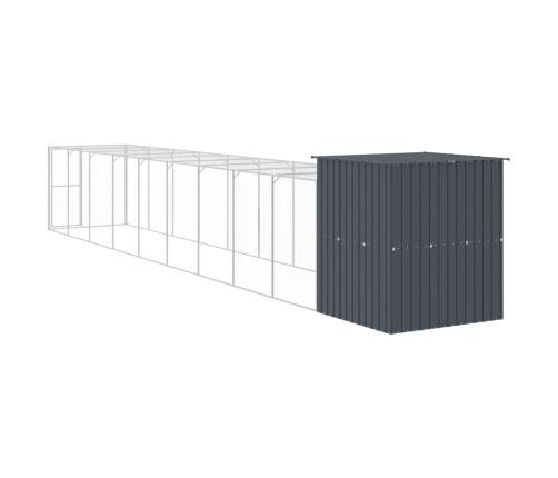 Vistu Būris, 165X1067X181 Cm, Cinkots Tērauds, Pelēks Vidaxl