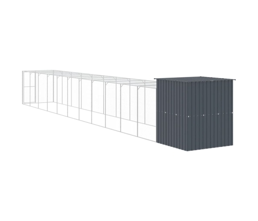 Vistu Būris, 165X1271X181 Cm, Cinkots Tērauds, Pelēks Vidaxl