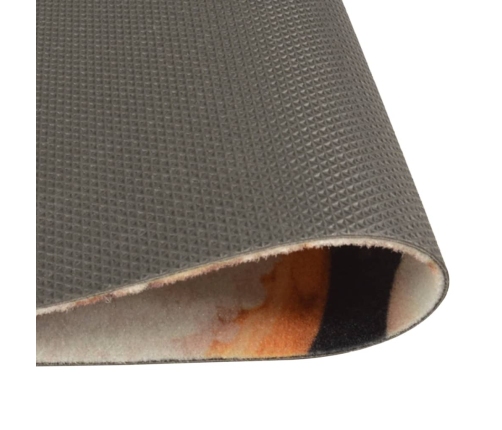 vidaXL virtuves paklājs, mazgājams, dārzeņu apdruka, 60x180 cm, samts