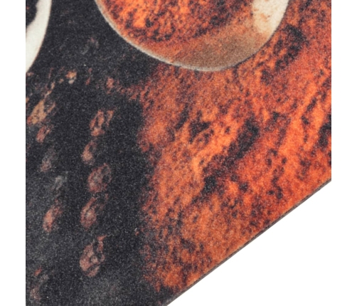 vidaXL virtuves paklājs, mazgājams, karotes un garšvielas, 45x150 cm