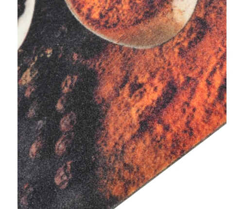 vidaXL virtuves paklājs, mazgājams, karotes un garšvielas, 60x180 cm