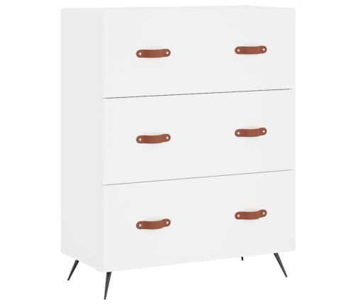 vidaXL augstais skapis, balts, 69,5x34x180 cm, inženierijas koks