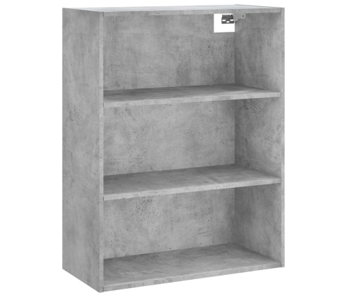 vidaXL augstais skapis, pelēks, 69,5x34x180 cm, inženierijas koks
