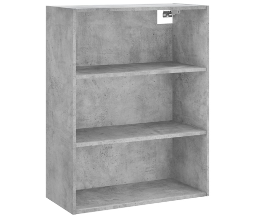vidaXL augstais skapis, pelēks, 69,5x34x180 cm, inženierijas koks