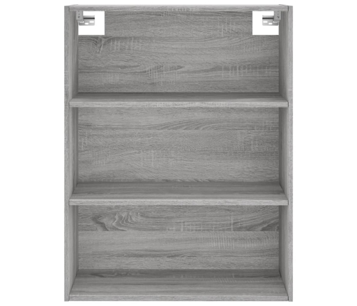 vidaXL augstais skapis, pelēks, 69,5x34x180 cm, inženierijas koks