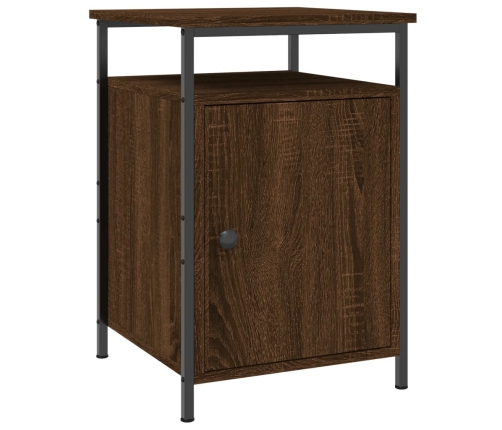 vidaXL naktsskapītis, ozolkoka krāsa, 40x42x60 cm, inženierijas koks