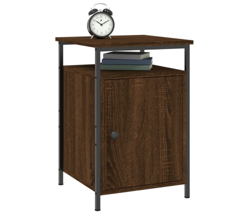 vidaXL naktsskapītis, ozolkoka krāsa, 40x42x60 cm, inženierijas koks