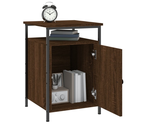 vidaXL naktsskapītis, ozolkoka krāsa, 40x42x60 cm, inženierijas koks