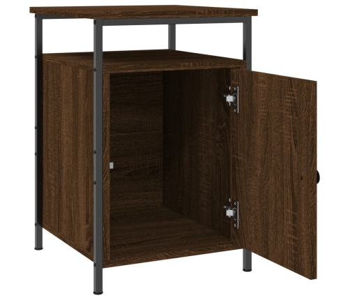 vidaXL naktsskapītis, ozolkoka krāsa, 40x42x60 cm, inženierijas koks