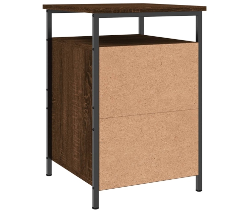 vidaXL naktsskapītis, ozolkoka krāsa, 40x42x60 cm, inženierijas koks