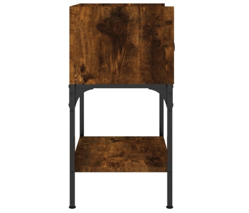 vidaXL naktsgaldiņš, ozolkoka, 40,5x31x60 cm, inženierijas koks