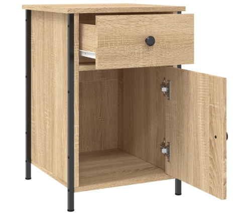 vidaXL naktsskapīši, 2 gb., koka krāsa, 40x42x60 cm, inženierijas koks