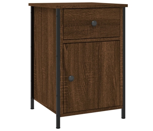 vidaXL naktsskapīši, 2 gab., ozolkoka, 40x42x60 cm, inženierijas koks