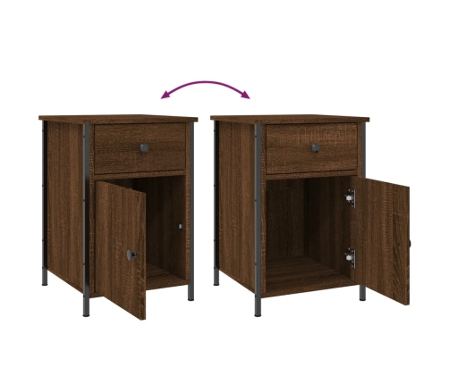 vidaXL naktsskapīši, 2 gab., ozolkoka, 40x42x60 cm, inženierijas koks