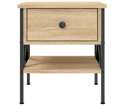 vidaXL naktsgaldiņi, 2 gab., ozolkoka, 40x42x45 cm, inženierijas koks