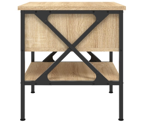 vidaXL naktsgaldiņi, 2 gab., ozolkoka, 40x42x45 cm, inženierijas koks