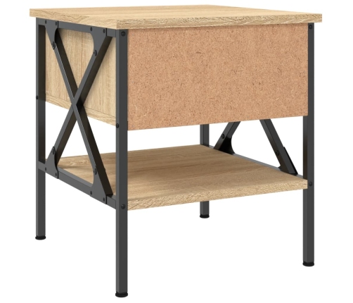 vidaXL naktsgaldiņi, 2 gab., ozolkoka, 40x42x45 cm, inženierijas koks