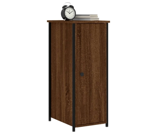 vidaXL naktsskapītis, ozolkoka krāsa, 32x42x80 cm, inženierijas koks