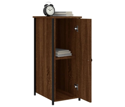 vidaXL naktsskapītis, ozolkoka krāsa, 32x42x80 cm, inženierijas koks