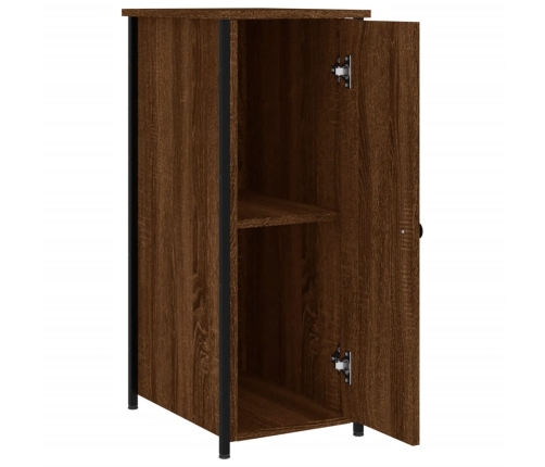 vidaXL naktsskapītis, ozolkoka krāsa, 32x42x80 cm, inženierijas koks