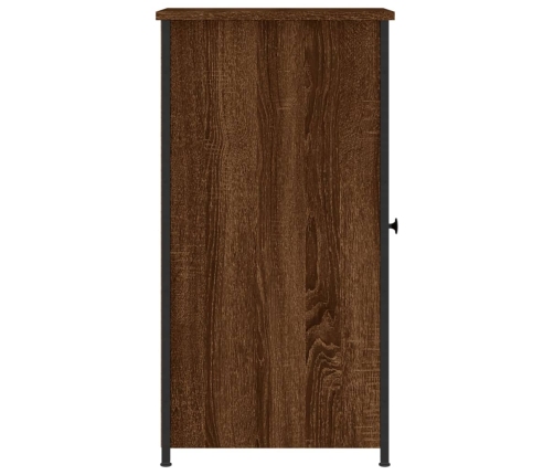 vidaXL naktsskapītis, ozolkoka krāsa, 32x42x80 cm, inženierijas koks