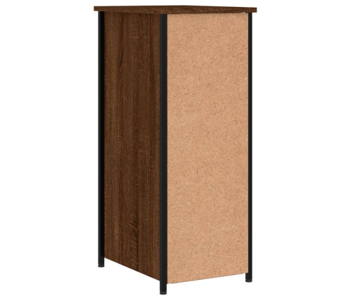 vidaXL naktsskapītis, ozolkoka krāsa, 32x42x80 cm, inženierijas koks