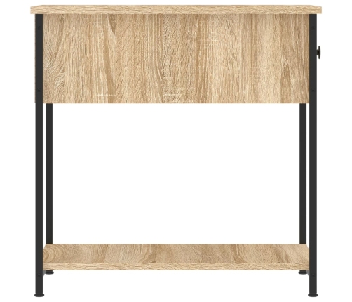 vidaXL naktsskapīši, 2 gb., koka krāsa, 30x60x60 cm, inženierijas koks