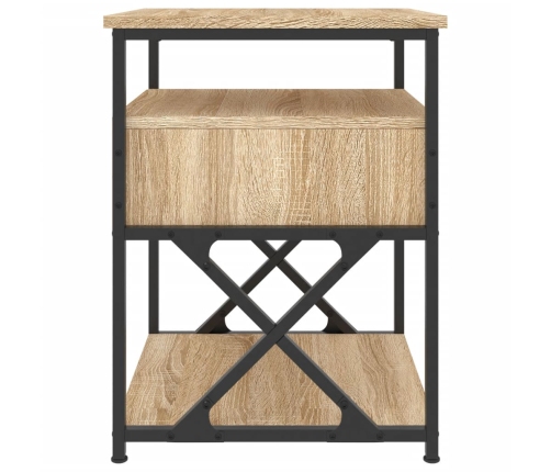 vidaXL naktsskapītis, ozola krāsa, 40x42x55 cm, inženierijas koks