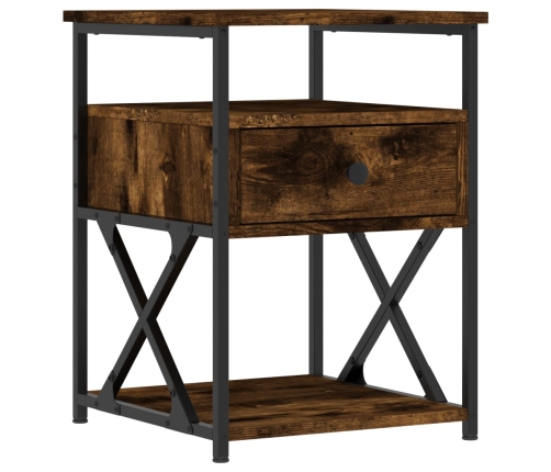 vidaXL naktsskapītis, ozolkoka krāsa, 40x42x55 cm, inženierijas koks