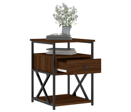 vidaXL naktsskapīši, 2 gab., 40x42x55 cm, inženierijas koks, ozolkoka