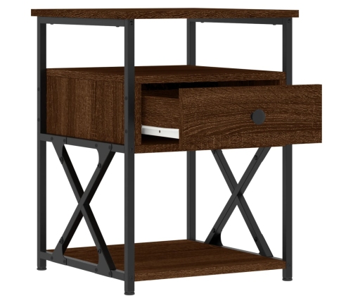 vidaXL naktsskapīši, 2 gab., 40x42x55 cm, inženierijas koks, ozolkoka