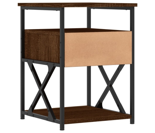 vidaXL naktsskapīši, 2 gab., 40x42x55 cm, inženierijas koks, ozolkoka