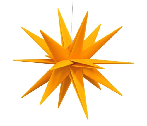 Ziemassvētku Lampa Ar Led, 3 Gab., Salokāma, Dzeltena, 43 Cm Vidaxl