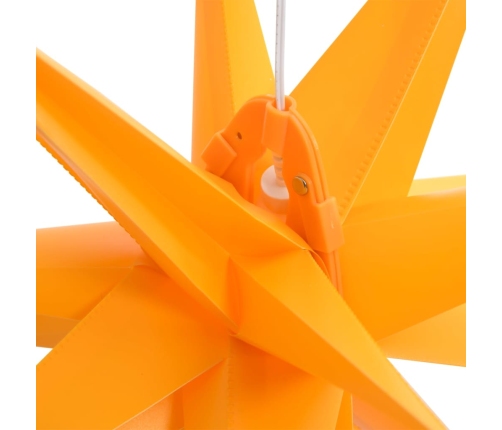 Ziemassvētku Lampa Ar Led, 3 Gab., Salokāma, Dzeltena, 43 Cm Vidaxl