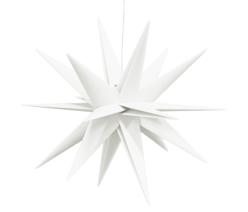 Ziemassvētku Lampas Ar Led, 3 Gab., Salokāmas, Baltas, 57 Cm Vidaxl