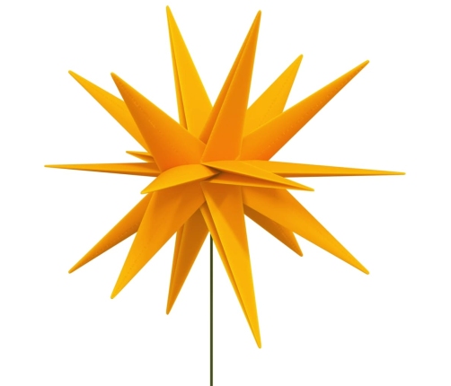 vidaXL Ziemassvētku lampas ar LED un mietiņu, 3 gab., dzeltenas, 57 cm